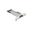 Delock Mobilný zásobník s kartou PCI Express pre 1 x M.2 NMVe SSD - nízky profil