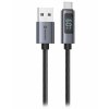Kábel Swissten LCD USB-A / USB-C 1,5 m