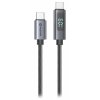 Swissten LCD kábel USB-C / USB-C 1m