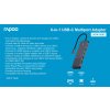 Rapoo UCM-2002 Multiportový adaptér USB-C 6 v 1