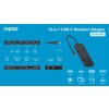 Rapoo UCM-2006 12-in-1 multiportový adaptér USB-C