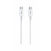 iPEAX TPU KABEL USB-C / USB-C 1M, USB 2.0 BÍLÝ