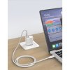 iPEAX TPU KABEL USB-C / USB-C 1M, USB 2.0 BÍLÝ