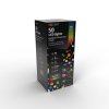 Solight LED vonkajšia vianočná reťaz, 50 LED diód, 5 m, 3 m vedenie, 8 funkcií, časovač, IP44, viacfarebná