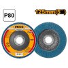 INGCO Kotouč lamelový P80 125 x 22,2 mm