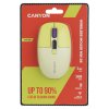 CANYON mouse MW-26 LCD Silent Dual Mode Wireless Yellow