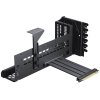 Phanteks Premium Vertical GPU Bracket + PCIe 4.0 x16 Riser Cable, DRGB - 220 mm, black