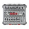 BOSCH Smíšená sada tvarových fréz s vřetenem O 6 mm, 30 ks (2.607.017.474)