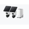 Venkovní kamera se solárním nabíjením Anker eufy S4 (sada 2ks+jednotka HomeBase3) 4K bílá