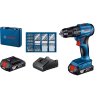 BOSCH Professional AKU kombinovaný šroubovák GSB 185-LI 2x aku+nabíječka+přísl. (0.615.990.N2P)