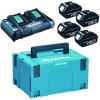 Makita 197970-3 Li-ion LXT 18V sada 4ksBL1830B 1ksDvojitá nabíjačkaDC18RD 1ksMakpac