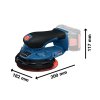 BOSCH Akumulátorová excentrická brúska GEX 18V-150-3 + L-BOXX (0.601.372.903)