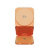 Cubenest 3v1 Qi2.2 Skladacia bezdrôtová magnetická nabíjačka SQ312 Ultra Orange