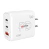 SKROSS Nabíjací adaptér USB A+C Napájacia nabíjačka 65W GaN US, Power Delivery, typ A