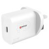 SKROSS Napájací adaptér USB-C Napájacia nabíjačka 30W UK, Power Delivery, typ G