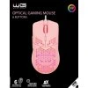 WINNER GROUP herná drôtová myš WG2 ružová
