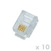 TELEFÓNNY KONEKTOR RJ11 10ks