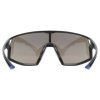 Slnečné okuliare UVEX SKYRYSE BLACK MATT/MIR.BLUE
