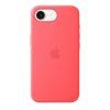 apple iphone 17e silicone case with magsafe bright guava ien576678