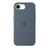 apple iphone 17e silicone case with magsafe anchor blue ien576675