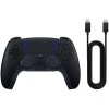 PS5 - bezdrôtový ovládač DualSense Midnight Black PC Ready + kábel USB