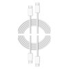 Cubenest Opletený kábel USB-C 2-pack White