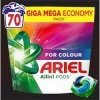 Ariel kapsule Farebná taška 70ks