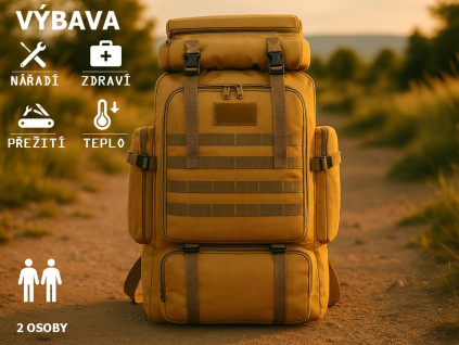 Nouzová rodinná krosna (70l, 2 osoba) 3 4 5