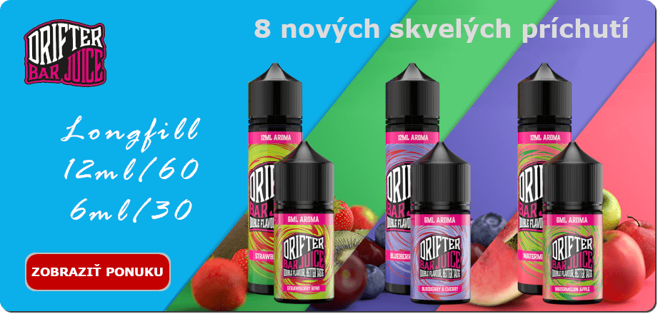 Drifter Bar Juice Longfill 2025 - novinka web