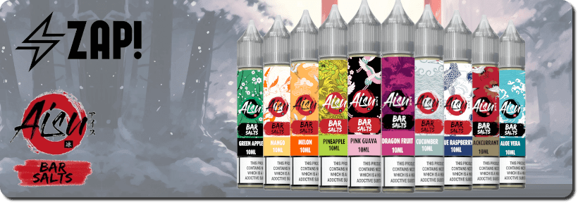 Banner e-náplní Aisu BarSalts od Zap!