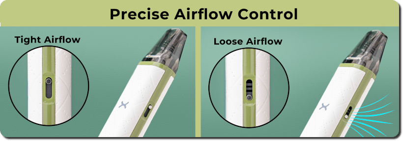 Banner Oxva Xlim Go - airflow