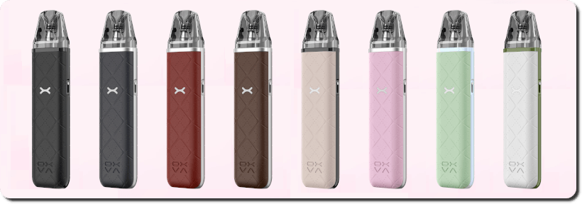 Banner elektronickej cigarety oxva xlim go - farby