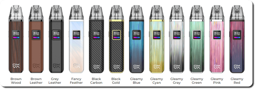 Všetky farby elektronickej cigarety Oxva Xlim Pro - banner