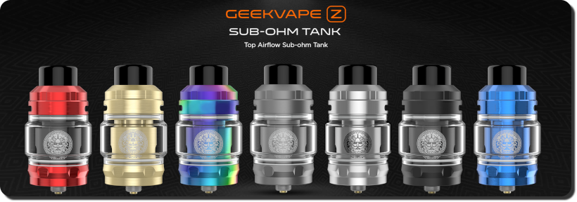 Banner clearomizéra Zeus Sub Ohm Tank od Geekvape