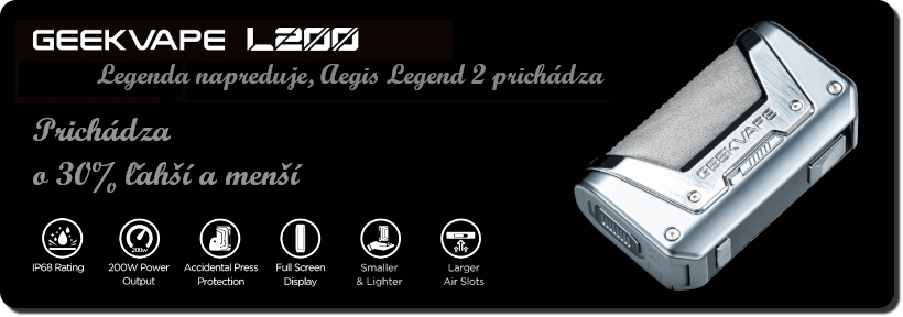Banner módu Aegis legend 2 (L200) od Geekvape