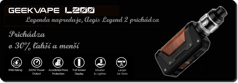 Banner zostavy Geekvape Legend 2 + Z Sub-ohm Tank