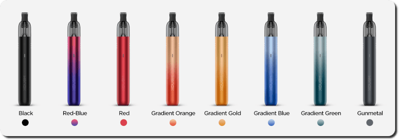 Banner e-cigarety Geekvape Wenax M1 - farebné prevedenie