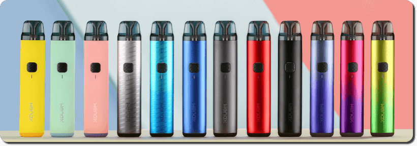 banner s farbami elektronickej cigarety Geekvape Wenax H1