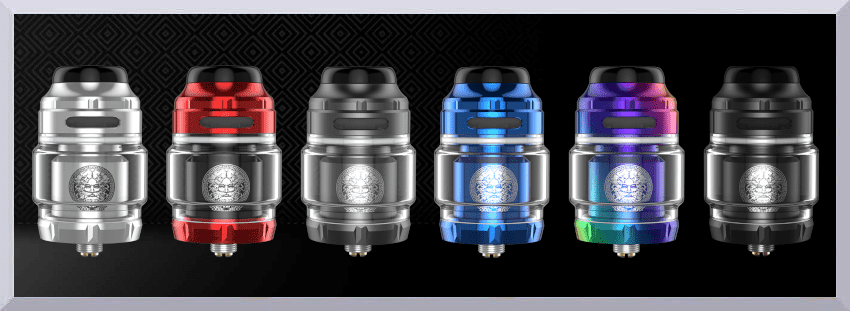 Ponúkané farby Zeus X RTA od geekVape - banner