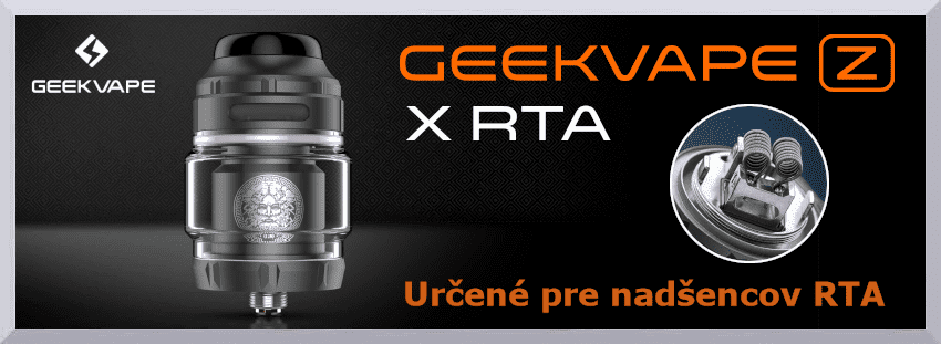 Clearomizér Zeus X RTA GeekVape - banner