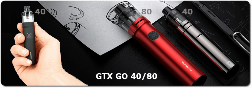 E-cigareta vaporesso GTX GO 40 - banner produktu 