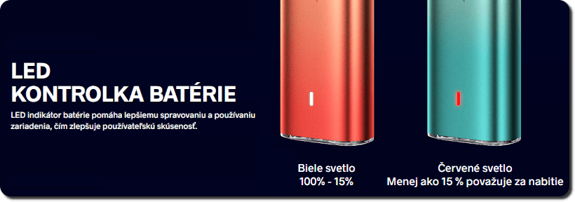 Elektronická cigareta Argus G2 Mini LED - banner