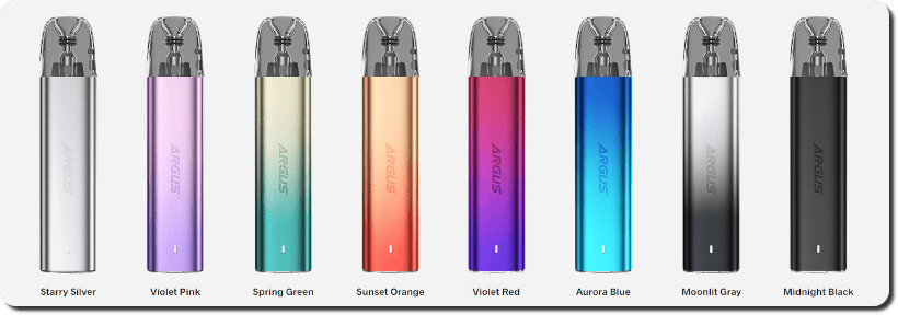 Elektronická cigareta Voopoo Argus G2 Mini - banner farieb