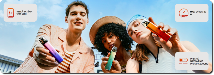 Úvodný banner elektronickej cigarety Voopoo Argus G2 Mini
