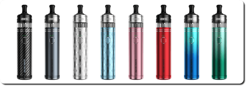 Farby elektronických cigariet Voopoo Doric 60 Pro - banner
