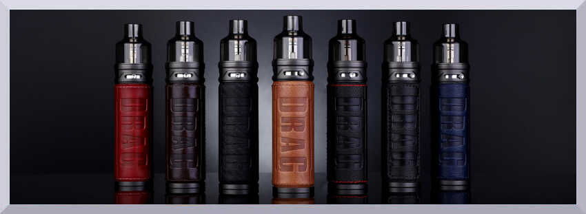 Banner s ponukou farieb e-cigarety Voopoo Drag S