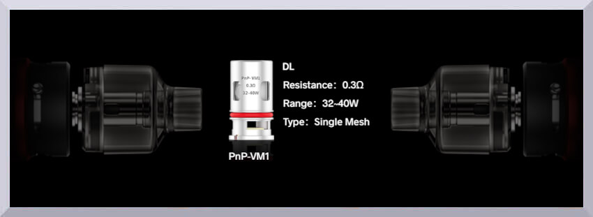 Banner žhaviča Voopoo PnP-VM1 s odporom 0,3 ohm