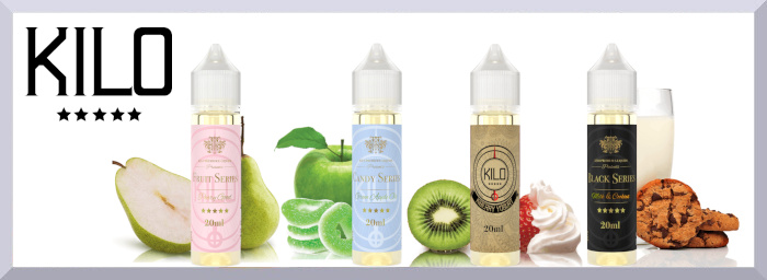 Longfill príchute Kilo E-liquids web banner