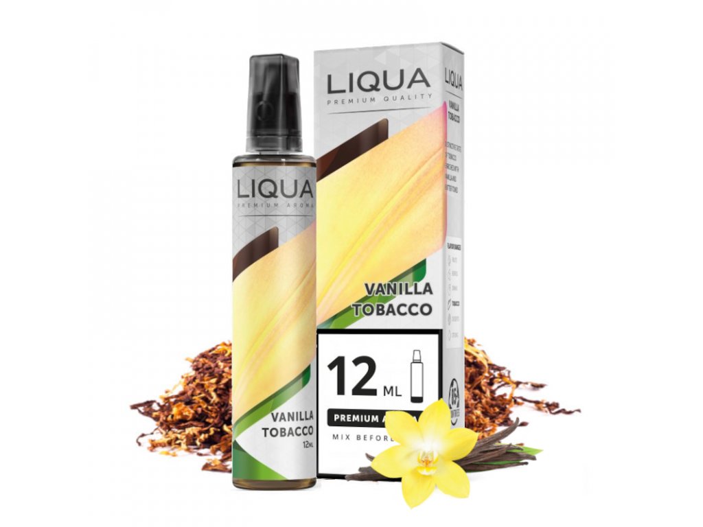 12 ml longfill prichut liqua vanilla tobacco