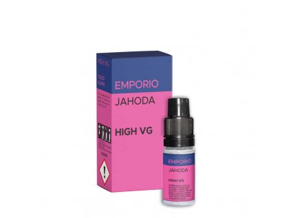 e liquid emporio jahoda high vg 10 ml 0 mg